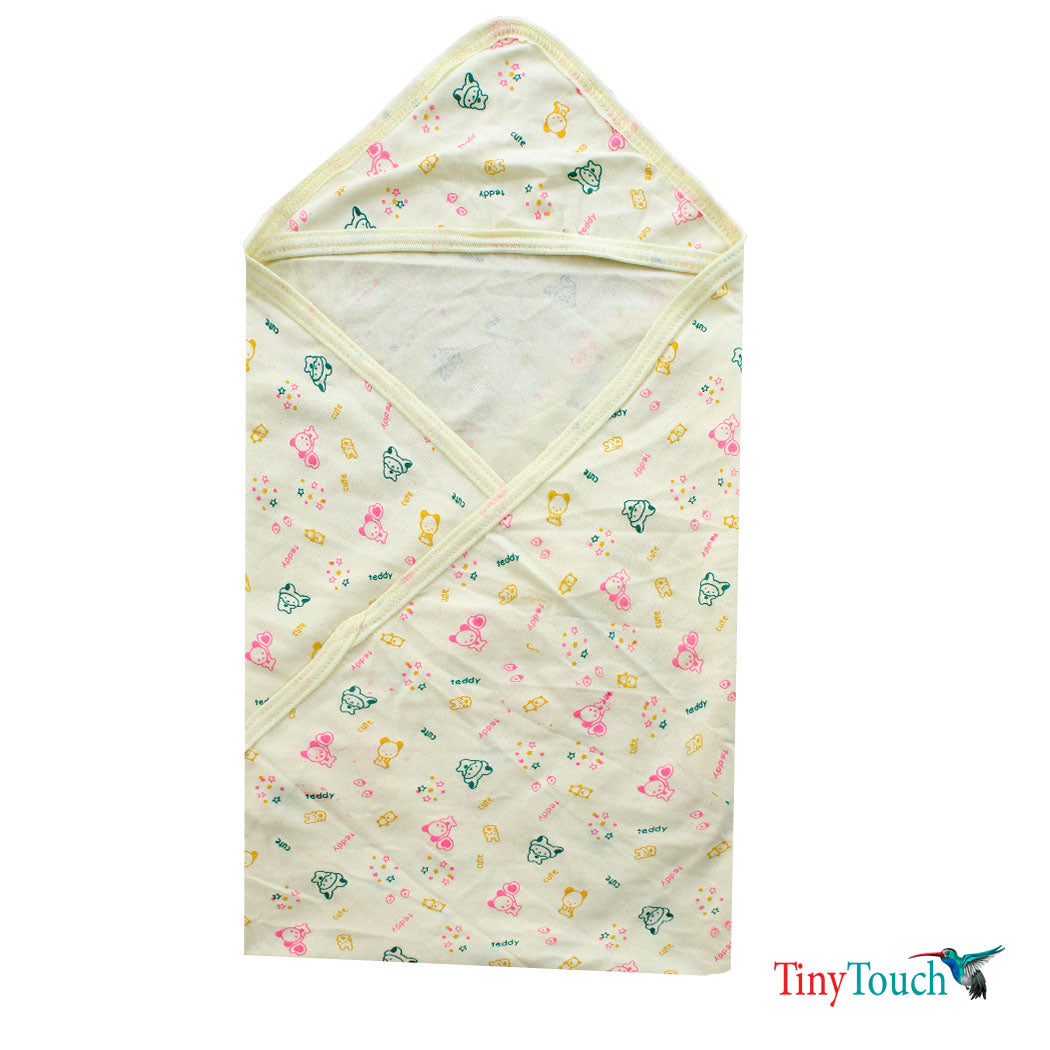 Baby Towel for newborn baby (yellow)