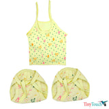 Newborn clothes set 4 jhabla & 8 nappy set